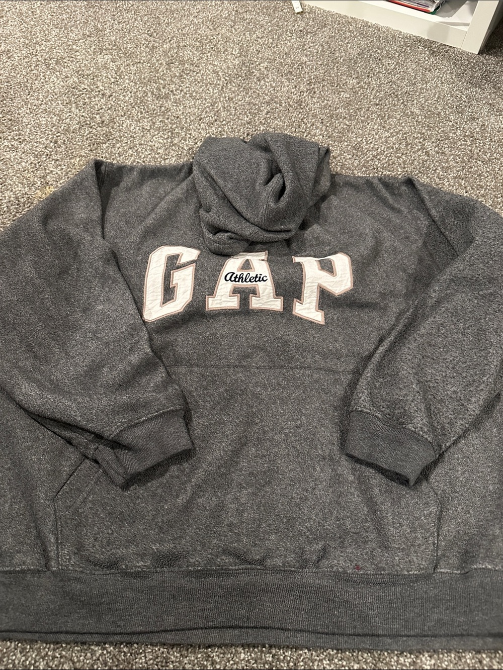 GAP Gray Athletic Pullover Hoodie